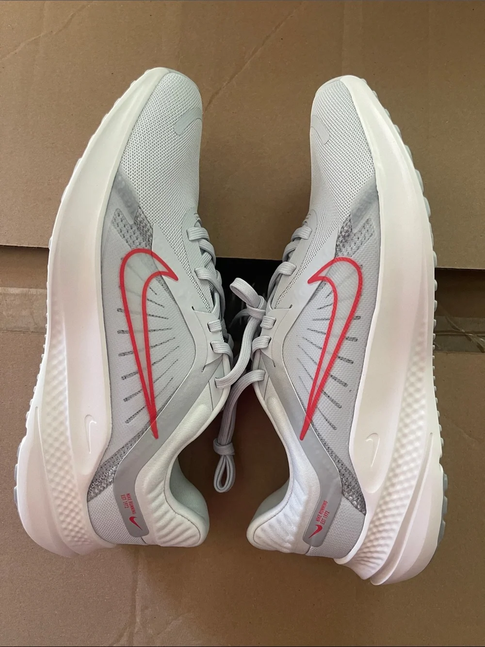Nike Quest 5 'Pure Platinum Light Crimson' DD9291-007 Women’s NWOB - Picture 4 of 11